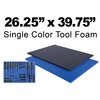5S Supplies Tool Box Foam Insert 26.25in x 39.75in 1/2 Inch Thick Black TBF-2639-BLK
